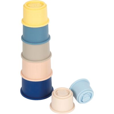 Small foot 12754 Silikon Stapelbecher - Lernspielzeug Small foot 12754 Silikon Stapelbecher - Lernspielzeug