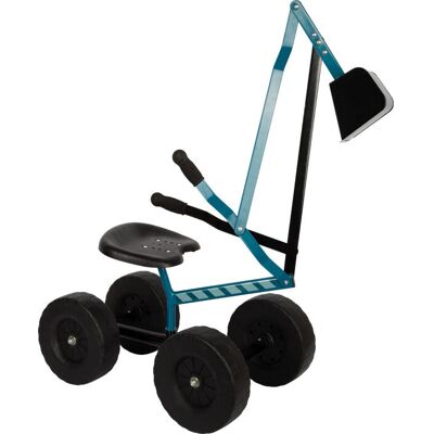 Small foot Bagger mit Rädern blau - Spielzeugfahrzeug Small foot Bagger mit Rädern blau - Spielzeugfahrzeug