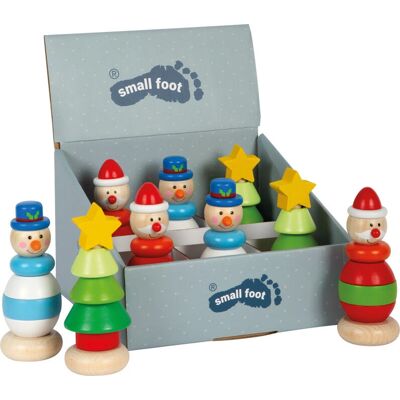 Small Foot 11466 Kinder Spielzeugfigur - Weihnachtsmotiv Stapelspiel Small Foot 11466 Kinder Spielzeugfigur - Weihnachtsmotiv Stapelspiel