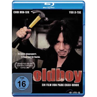 EMS Oldboy Blu-ray - Classement 16 - 120min - Chan-Wook Park - Publicité EMS Oldboy Blu-ray - Classement 16 - 120min - Chan-Wook Park - Publicité