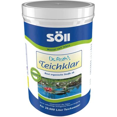 Söll Dr. Roth's TeichKlar 1kg - Víztisztítás Söll Dr. Roth's TeichKlar 1kg - Víztisztítás
