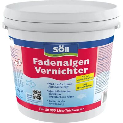 Söll 2,5kg Tavakerti algairtól - Hatékony minden algatípus ellen Söll 2,5kg Tavakerti algairtól - Hatékony minden algatípus ellen