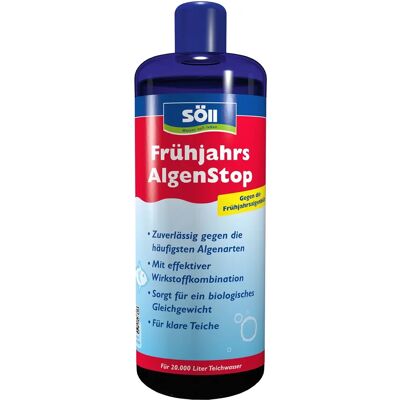 Söll FrühjahrsAlgenStop - Algicides tavakhoz Söll FrühjahrsAlgenStop - Algicides tavakhoz