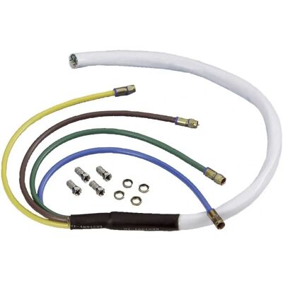 Cavo Satellite Antenna Wittenberg - 16m, Connettori F, Bianco Cavo Satellite Antenna Wittenberg - 16m, Connettori F, Bianco