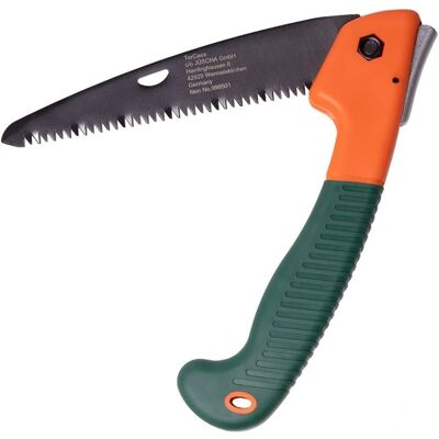 TERCASA 160 mm Klappsäge - Präzision, Sicherer Verschluss, Grün/Orange TERCASA 160 mm Klappsäge - Präzision, Sicherer Verschluss, Grün/Orange