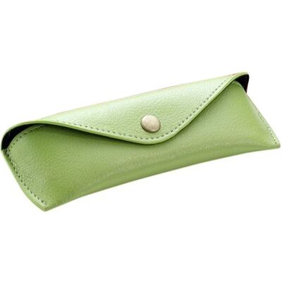 Étui en cuir Alassio - Vert - Organisateur de poche 16cm Étui en cuir Alassio - Vert - Organisateur de poche 16cm