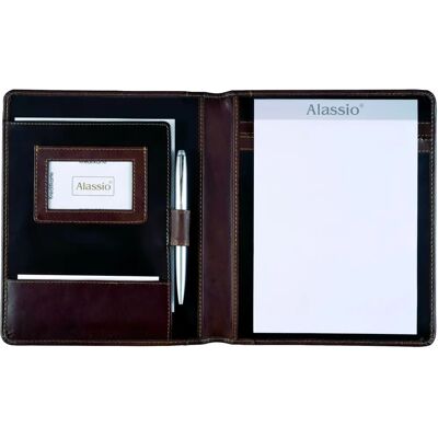 Alassio Donkerbruin Antiek Lederen Schrijfetui A5 Alassio Donkerbruin Antiek Lederen Schrijfetui A5