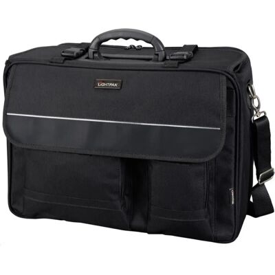 Étui pour ordinateur portable Lightpak 46008 - 17 pouces, Noir - Publicité Étui pour ordinateur portable Lightpak 46008 - 17 pouces, Noir - Publicité