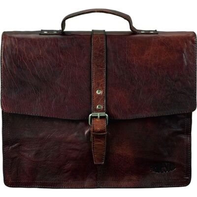 Sacoche en Cuir Pride and Soul JAYDEN - Sacoche d'affaires - Marron Sacoche en Cuir Pride and Soul JAYDEN - Sacoche d'affaires - Marron
