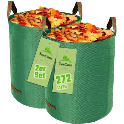 Sac à déchets de jardin TerCasa - 272L, recyclable, 2 pcs - Publicité Sac à déchets de jardin TerCasa - 272L, recyclable, 2 pcs - Publicité