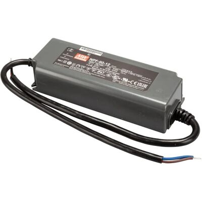 Driver LED Mean Well NPF-90-12 - Tensione costante, Corrente costante, IP67 Driver LED Mean Well NPF-90-12 - Tensione costante, Corrente costante, IP67