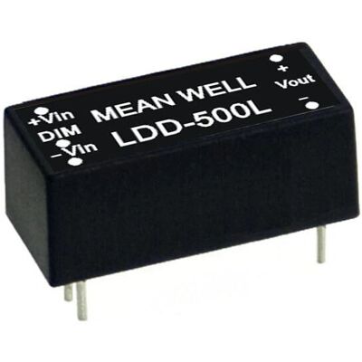 MEAN WELL LDD-600L LED driver - Constant current, 2-32V, 600mA MEAN WELL LDD-600L LED driver - Constant current, 2-32V, 600mA
