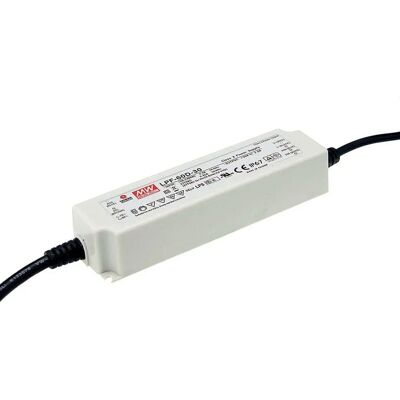 Mean Well LPF-60D-20 LED Driver - 60W, 20V DC, Dimmable Mean Well LPF-60D-20 LED Driver - 60W, 20V DC, Dimmable