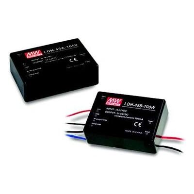 Driver LED LDH-45B-700W di Mean Well - Corrente costante, 44,8W, Step-Up Driver LED LDH-45B-700W di Mean Well - Corrente costante, 44,8W, Step-Up