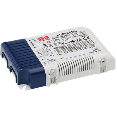 Mean Well LCM-60DA LED Driver - Constant Current 60W, Dimmable Mean Well LCM-60DA LED Driver - Constant Current 60W, Dimmable