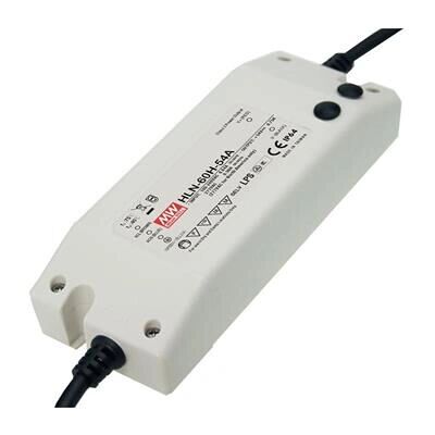 Mean Well HLN-60H-42A 60W Dimmbarer IP20 LED-Treiber - 42V Mean Well HLN-60H-42A 60W Dimmbarer IP20 LED-Treiber - 42V