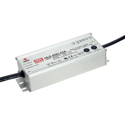 Alimentation LED Mean Well HLG-60H-48A - IP65, 60W, 48V, 1.3A - Publicité Alimentation LED Mean Well HLG-60H-48A - IP65, 60W, 48V, 1.3A - Publicité