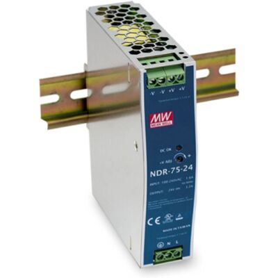 Alimentation Mean Well NDR-75-48 - 48V 75W - Publicité Alimentation Mean Well NDR-75-48 - 48V 75W - Publicité