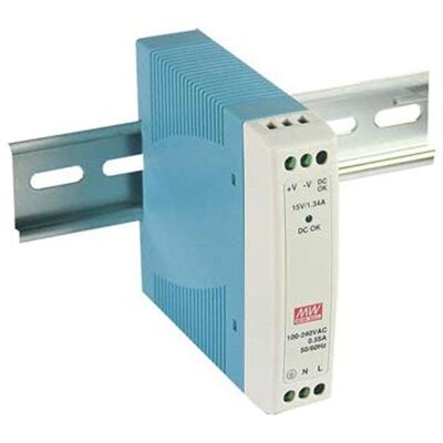 Alimentatore Mean Well MDR-10-12 - 12V, 0,84A, 10W - Rigidella DIN Alimentatore Mean Well MDR-10-12 - 12V, 0,84A, 10W - Rigidella DIN