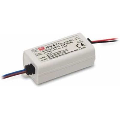 Mean Well APV-8-24 Fuente de alimentación - 8,16W, 24V, No regulable Mean Well APV-8-24 Fuente de alimentación - 8,16W, 24V, No regulable