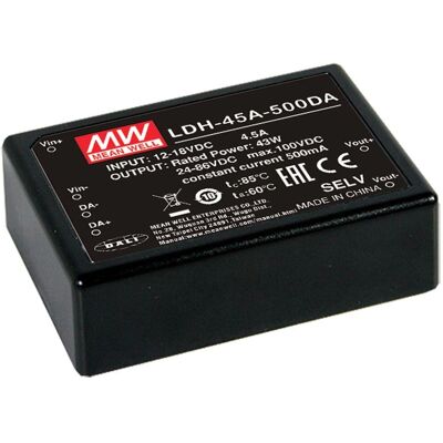 Mean Well LDH-45B-700DA LED Driver - Constant Current, Dimmable, 44.8W Mean Well LDH-45B-700DA LED Driver - Constant Current, Dimmable, 44.8W