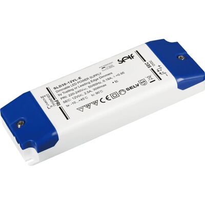 Self Electronics SLD30-12VL-E Driver LED - Tensione costante, 30W, Dimmerabile Self Electronics SLD30-12VL-E Driver LED - Tensione costante, 30W, Dimmerabile