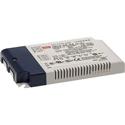 Driver LED Mean Well - 45W, Dimmerabile, IP20, Tensioni Multiple Driver LED Mean Well - 45W, Dimmerabile, IP20, Tensioni Multiple