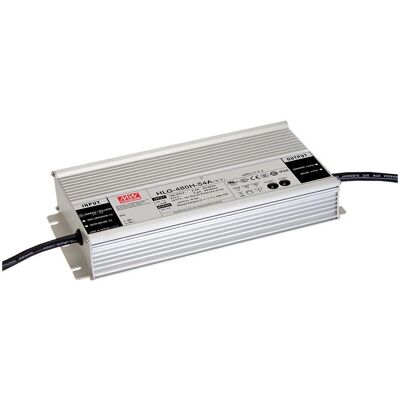 Driver LED Mean Well HLG-480H-24AB - Tensión constante, regulable, IP65 Driver LED Mean Well HLG-480H-24AB - Tensión constante, regulable, IP65