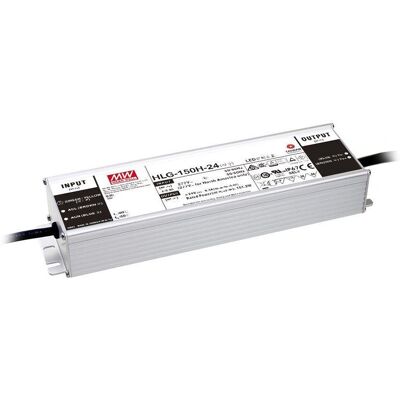 Driver de LED Mean Well HLG-150H-12AB - Corriente constante, regulable, 150W Driver de LED Mean Well HLG-150H-12AB - Corriente constante, regulable, 150W