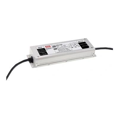 Mean Well ELG-300-24A Driver LED - 300W, Ajustável, IP67 Mean Well ELG-300-24A Driver LED - 300W, Ajustável, IP67