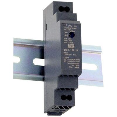 Mean Well DDR-15G-5 Spannungswandler 5V - DIN-Schienen DC/DC-Konverter Mean Well DDR-15G-5 Spannungswandler 5V - DIN-Schienen DC/DC-Konverter