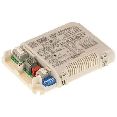 Driver LED Mean Well LCM-60KN - Corriente constante - 60W, 500-1400mA, 2-90V Driver LED Mean Well LCM-60KN - Corriente constante - 60W, 500-1400mA, 2-90V