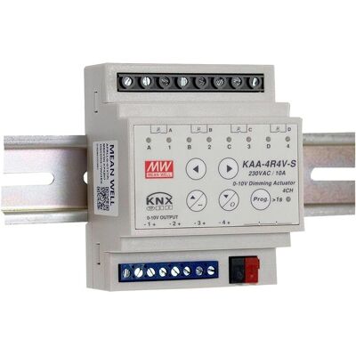 MeanWell KAA-4R4V-10S Dimmaktor - 4-Kanal Lichtdimmer für KNX MeanWell KAA-4R4V-10S Dimmaktor - 4-Kanal Lichtdimmer für KNX