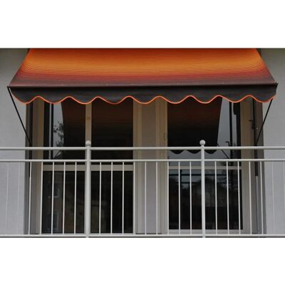 Angerer Freizeitmöbel Klemmmarkise - 200cm, Orange-Braun Angerer Freizeitmöbel Klemmmarkise - 200cm, Orange-Braun