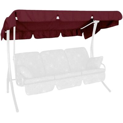 Angerer Bordeaux Sonnensegel - 3-Sitzer Schaukel Angerer Bordeaux Sonnensegel - 3-Sitzer Schaukel