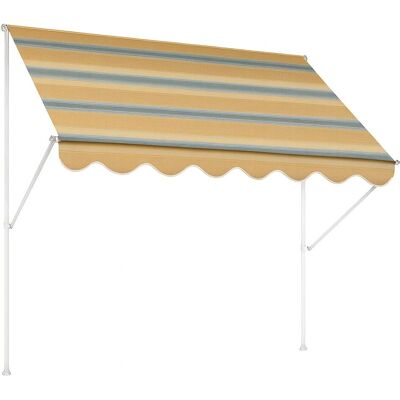 ANGERER FREIZEITMÖBEL Gelb-Grau 250cm-150cm Markise ANGERER FREIZEITMÖBEL Gelb-Grau 250cm-150cm Markise