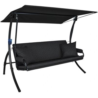 Angerer Elegance Joy - Graue Hollywoodschaukel mit Auflagen Angerer Elegance Joy - Graue Hollywoodschaukel mit Auflagen