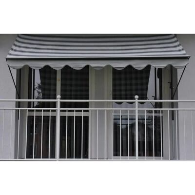 Angerer Outdoor-Markise 350cm - Grau - Manuell Bedienung Angerer Outdoor-Markise 350cm - Grau - Manuell Bedienung