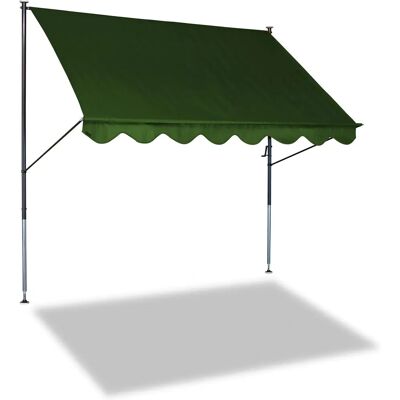 ANGERER FREIZEITMÖBEL Tenda verde 250cm - Regolabile, Protezione UV ANGERER FREIZEITMÖBEL Tenda verde 250cm - Regolabile, Protezione UV