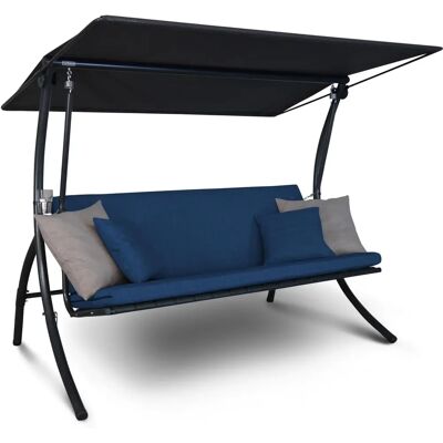 Angerer FREIZEITMÖBEL Motion Smart denim - Wetterfeste Hollywoodschaukel 3-Sitzer Angerer FREIZEITMÖBEL Motion Smart denim - Wetterfeste Hollywoodschaukel 3-Sitzer