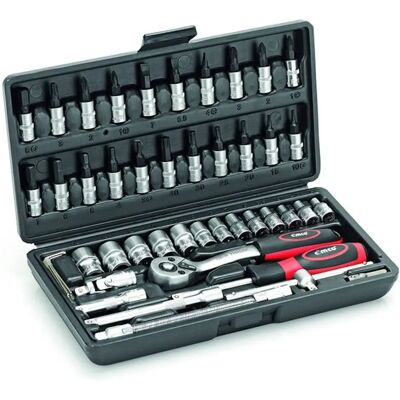 Cimco 113106 - Steckschlüssel-Satz - 45-teilig Cimco 113106 - Steckschlüssel-Satz - 45-teilig