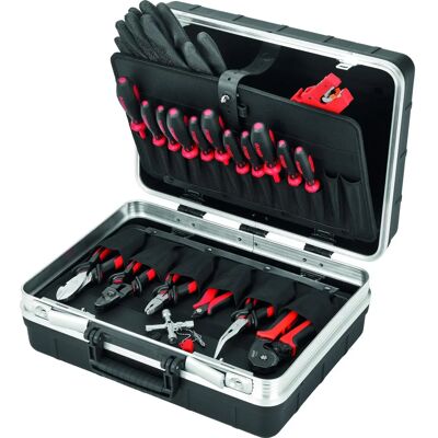 Cimco 170605 Tool Case - Robust, Lockable, Multiple Compartments Cimco 170605 Tool Case - Robust, Lockable, Multiple Compartments