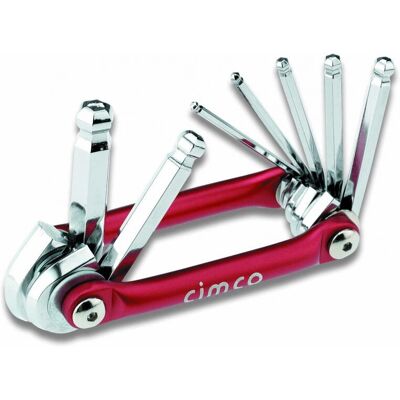 Cimco Kugelkopf-Sechskant-Stiftschlüssel-Satz 7-Teilig Cimco Kugelkopf-Sechskant-Stiftschlüssel-Satz 7-Teilig