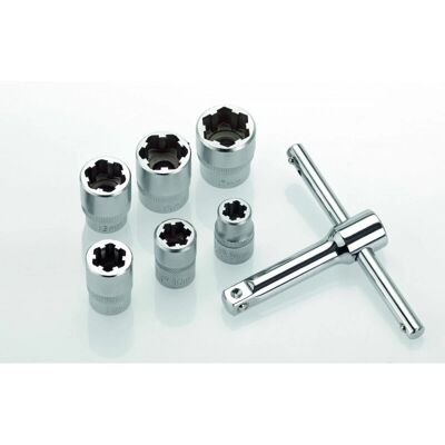 Cimco 113160 Socketset - Speciaal, 7-delig Cimco 113160 Socketset - Speciaal, 7-delig