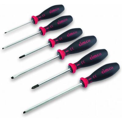 Cimco 117100 - 6-teiliges Schraubendreher-Set - Standard & Kreuz Cimco 117100 - 6-teiliges Schraubendreher-Set - Standard & Kreuz