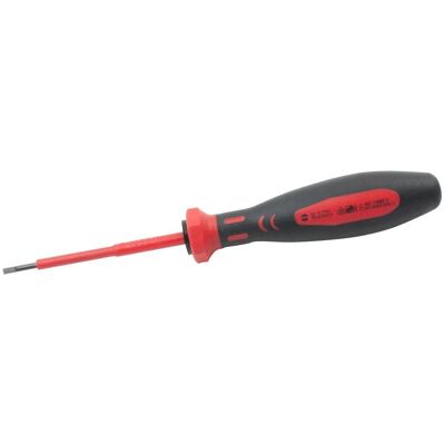 Cimco VDE Slotted screwdriver - 75 mm, 2.5 mm blade - Slotted screwdriver Cimco VDE Slotted screwdriver - 75 mm, 2.5 mm blade - Slotted screwdriver