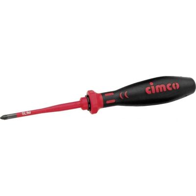 Cimco Model 11777 Pozidriv PZ 2 Śrubokręt - Izolowany VDE Cimco Model 11777 Pozidriv PZ 2 Śrubokręt - Izolowany VDE