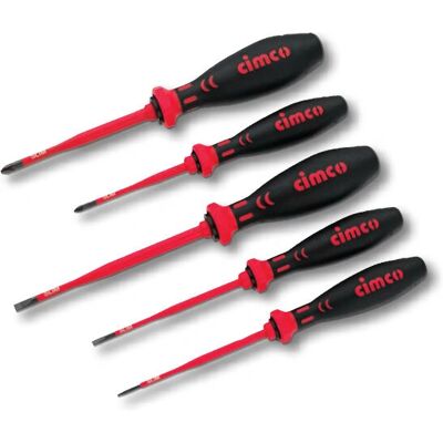 Cimco Model 117850 Slanke VDE Elektriker Schroevendraaier Set Cimco Model 117850 Slanke VDE Elektriker Schroevendraaier Set
