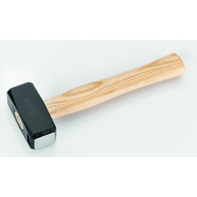 Cimco 130880 Hammer - Rustfrit stål, Træhåndtag Cimco 130880 Hammer - Rustfrit stål, Træhåndtag