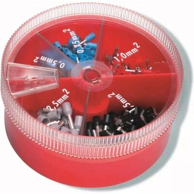 Cimco - Terminálové trubice - Izolované, Barevné kódování, 0,5-2,5mm² Cimco - Terminálové trubice - Izolované, Barevné kódování, 0,5-2,5mm²
